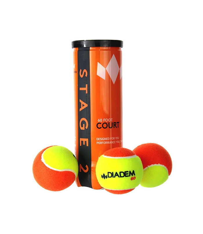 diademorangeball توپ تنیس دایادم مدل Stage 2 Orange
